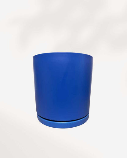 Ceramic Planter, Pots 9" Large Blue