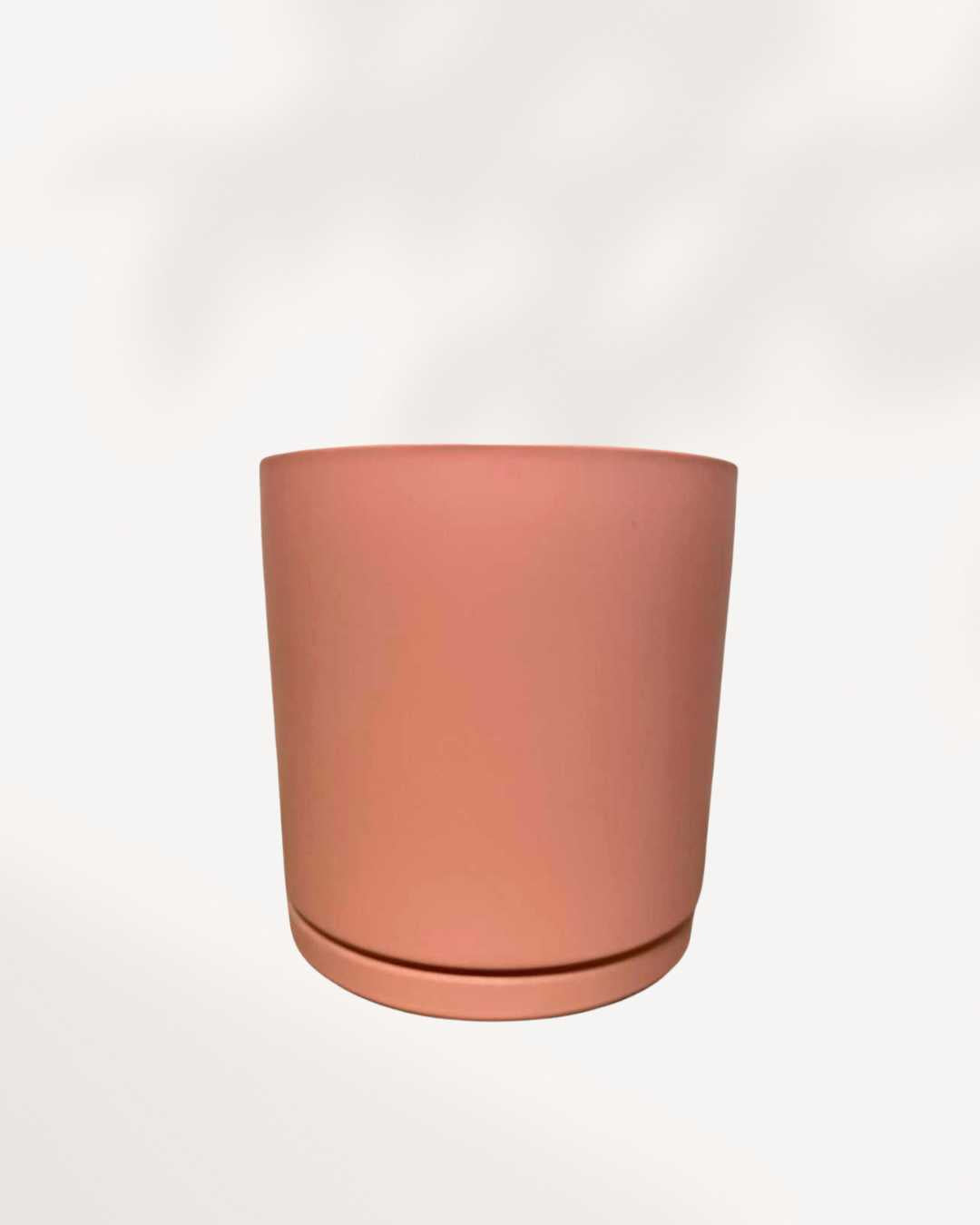 Ceramic Planter, Pots 9" Large Dark Pink