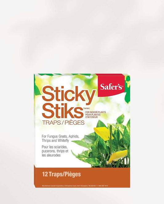 Safer's Sticky Sticks, 12-traps Fungas Gnats