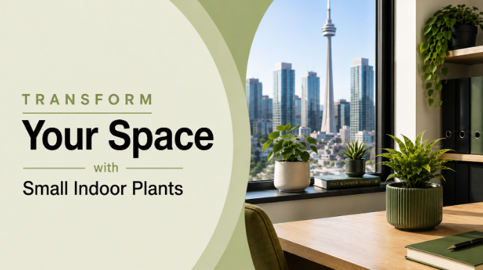 Transform Your Toronto Apartment or Office with Small Indoor Plants