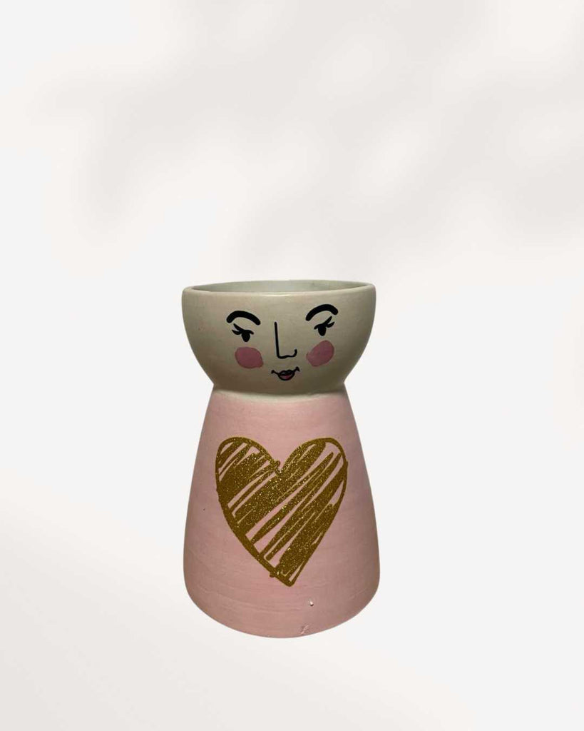 Cute Pink Flower Vase