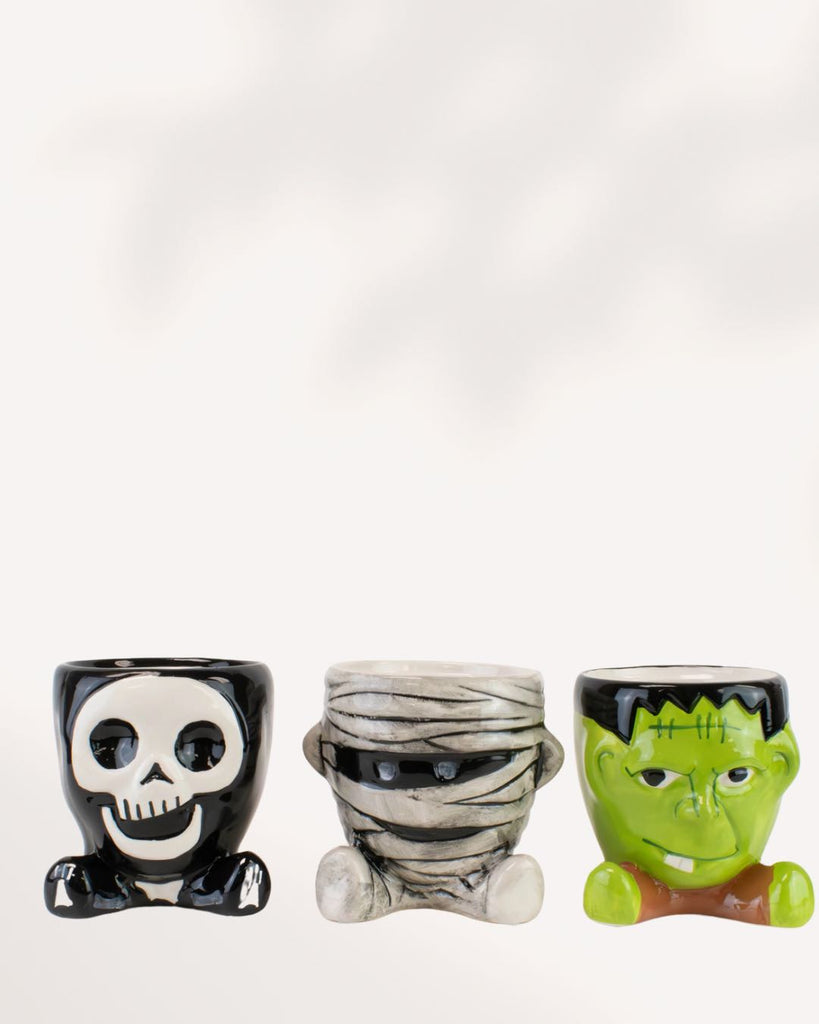 Spooky Monsters w/ Feet-Set of 3