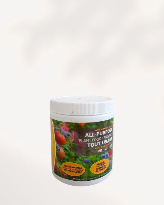 Nutrite Water Soluble All-Purpose (20-20-20) Plant Fertilizer 500g